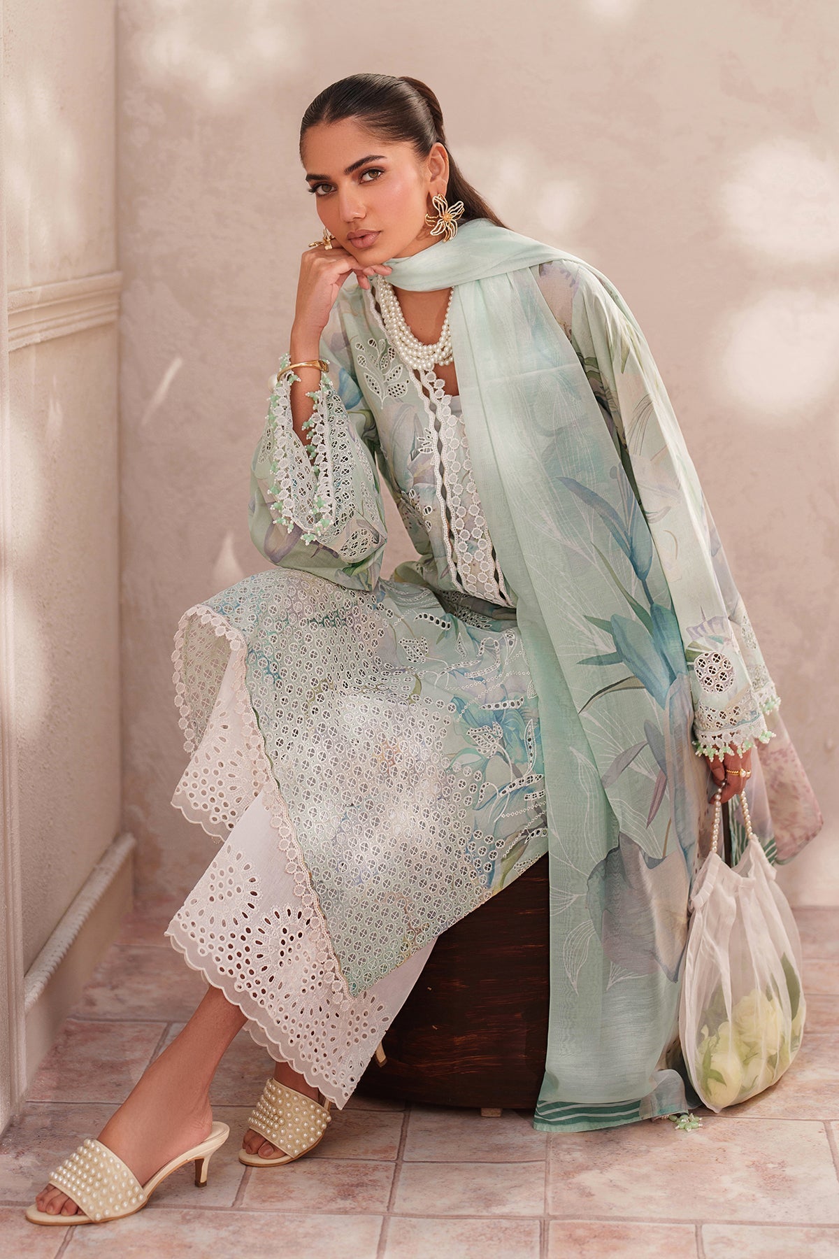 EMBROIDERED LAWN SF-4410