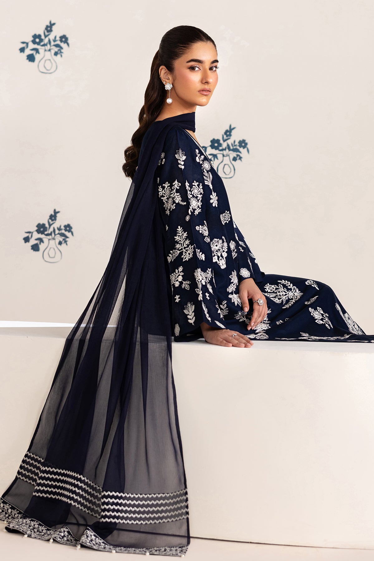 Embroidered Viscose Shirt