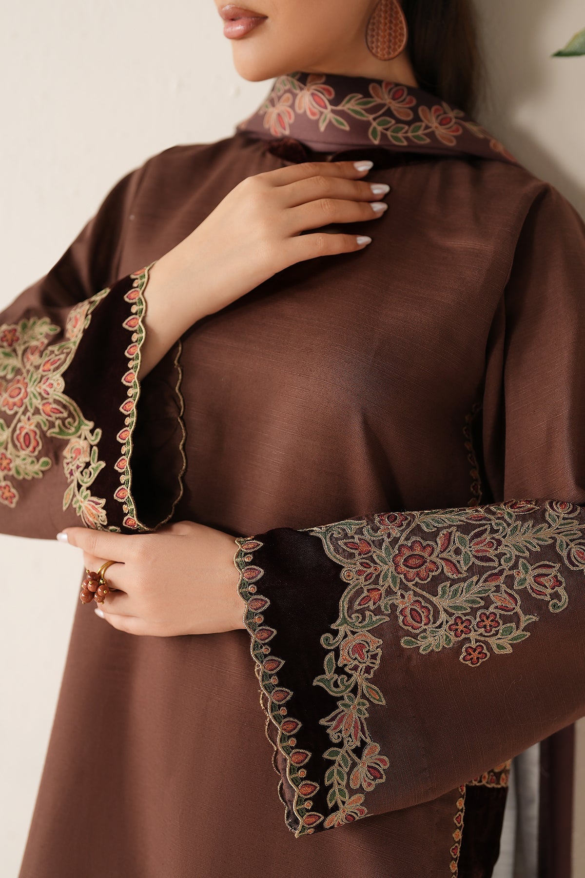 EMBROIDERED KHADDAR PR-1198