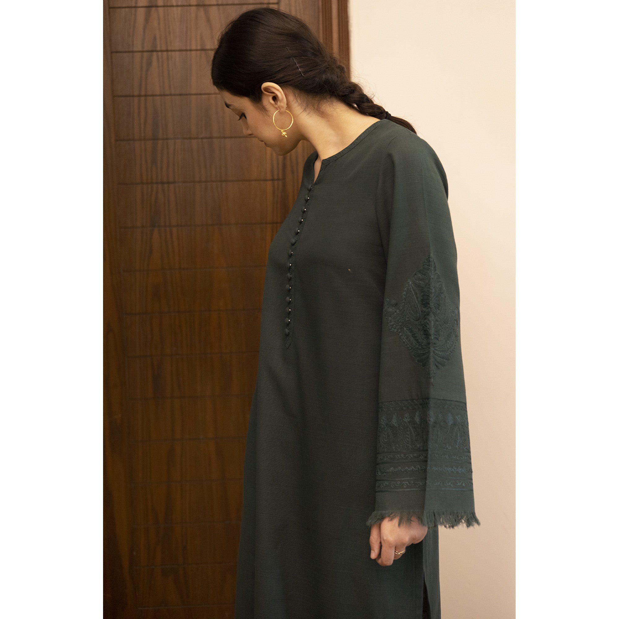 Bottle Green Outfit