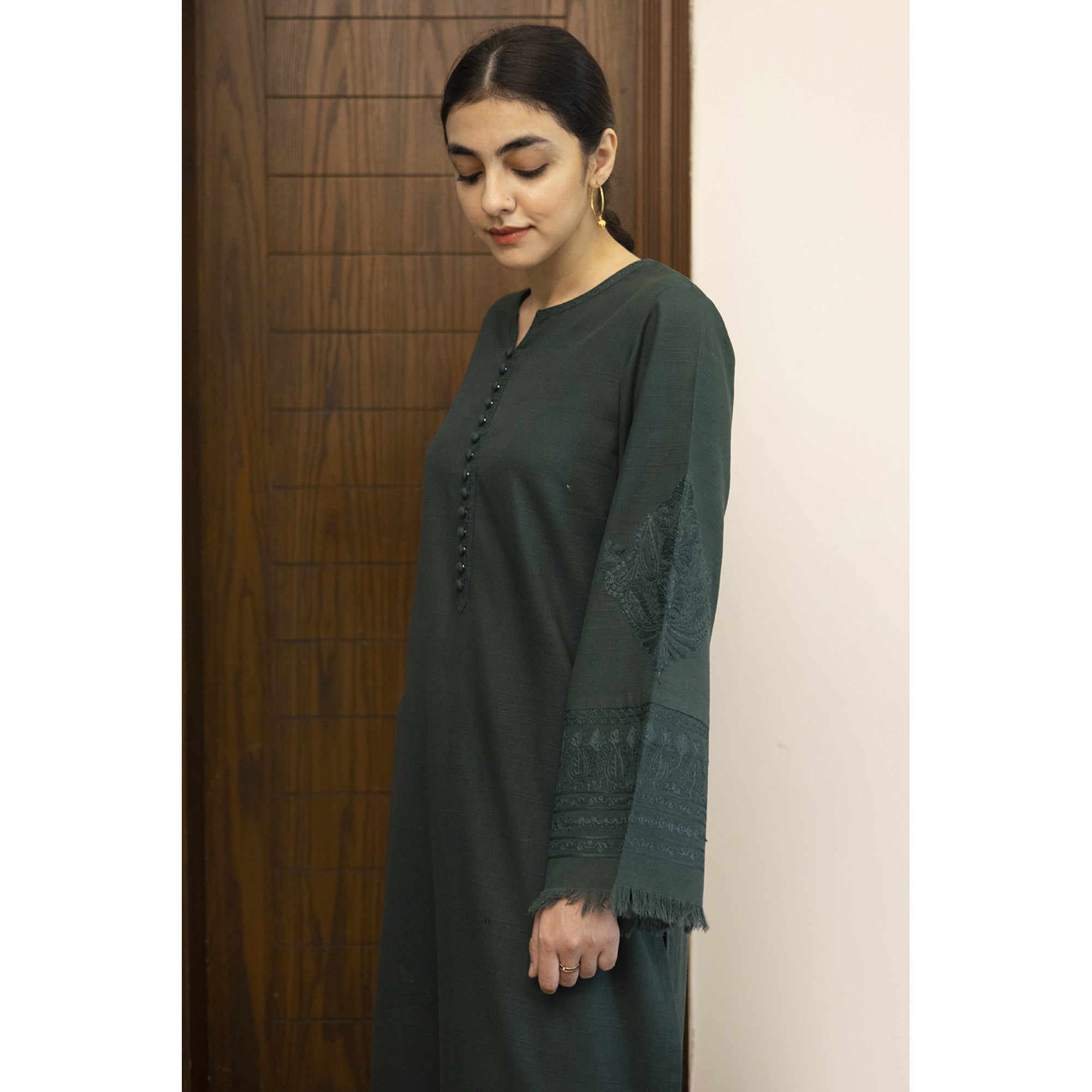 Bottle Green Outfit