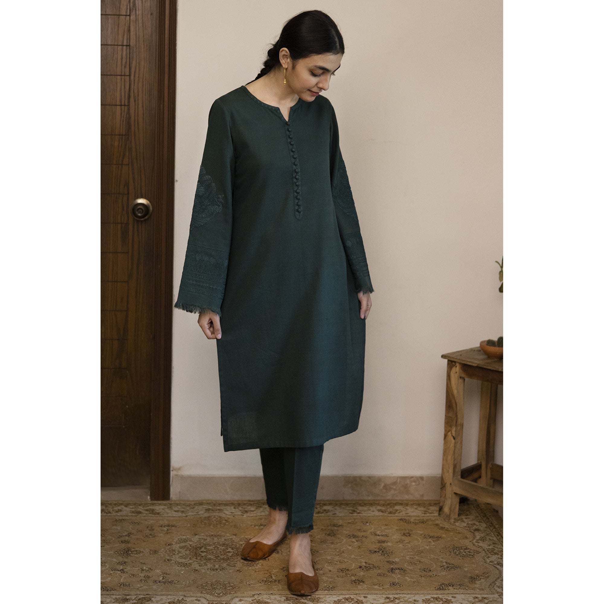 Bottle Green Outfit