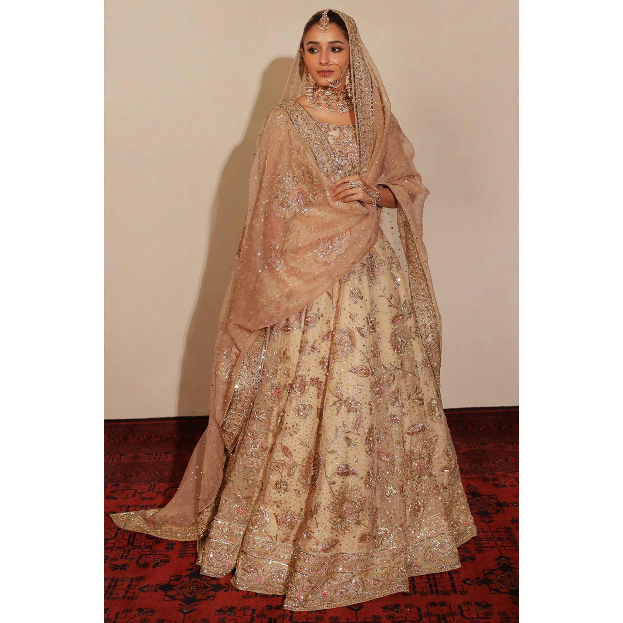 Ivory Bridal Lehnga Choli