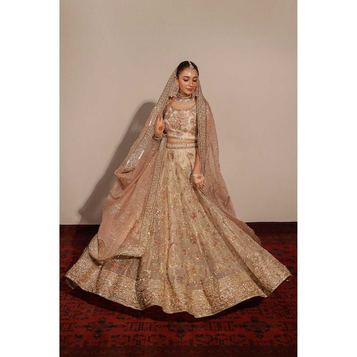 Ivory Bridal Lehnga Choli