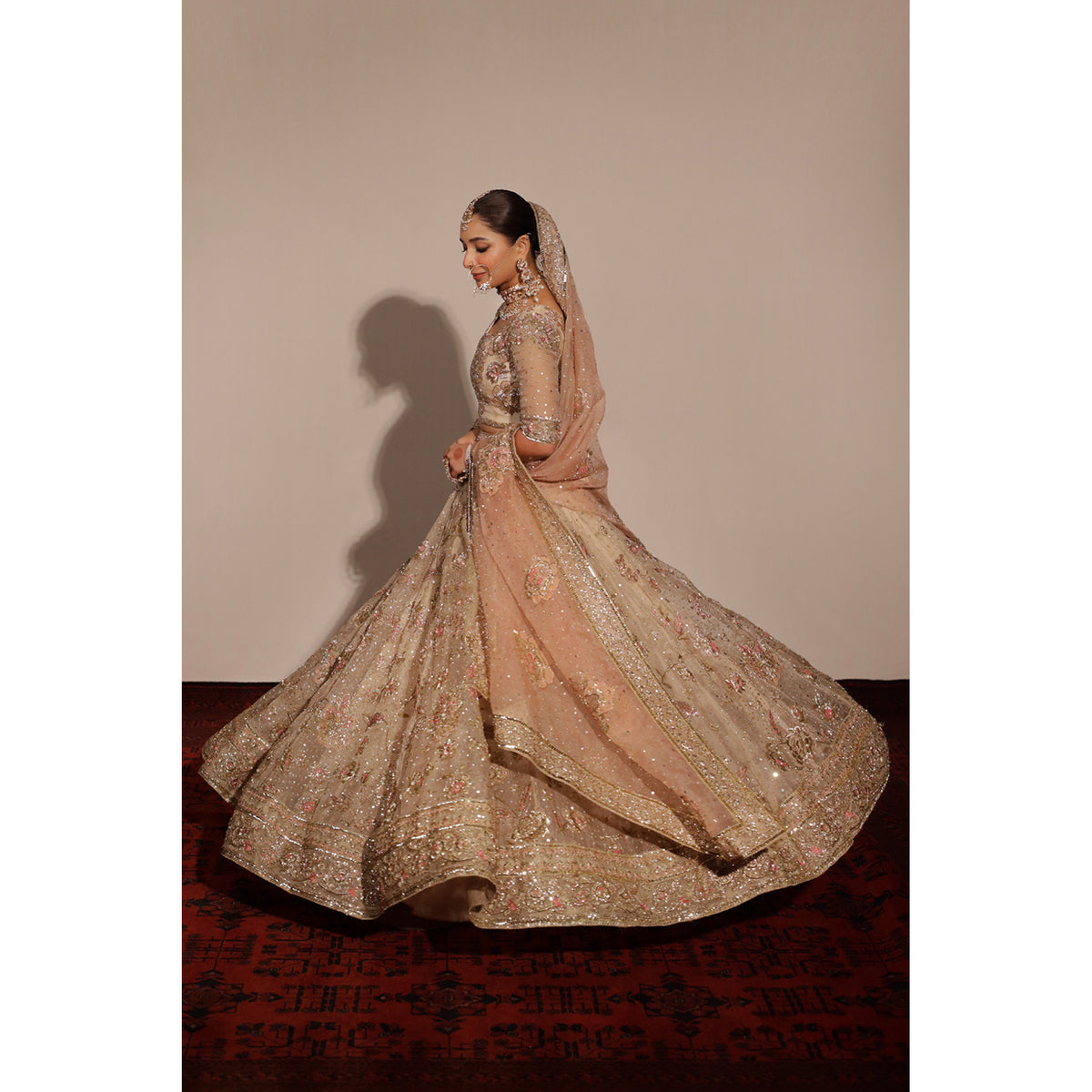 Ivory Bridal Lehnga Choli