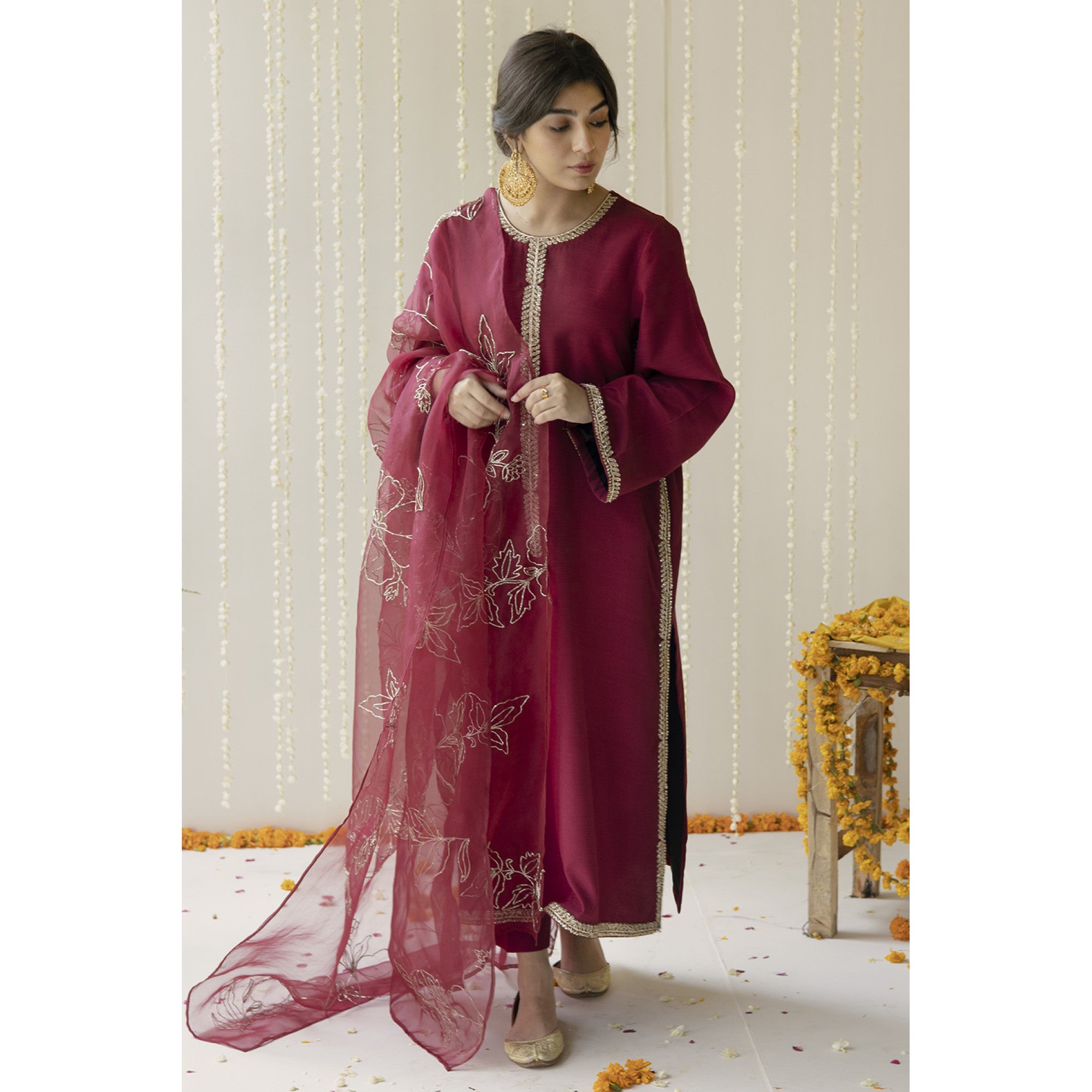 Maroon Outfit