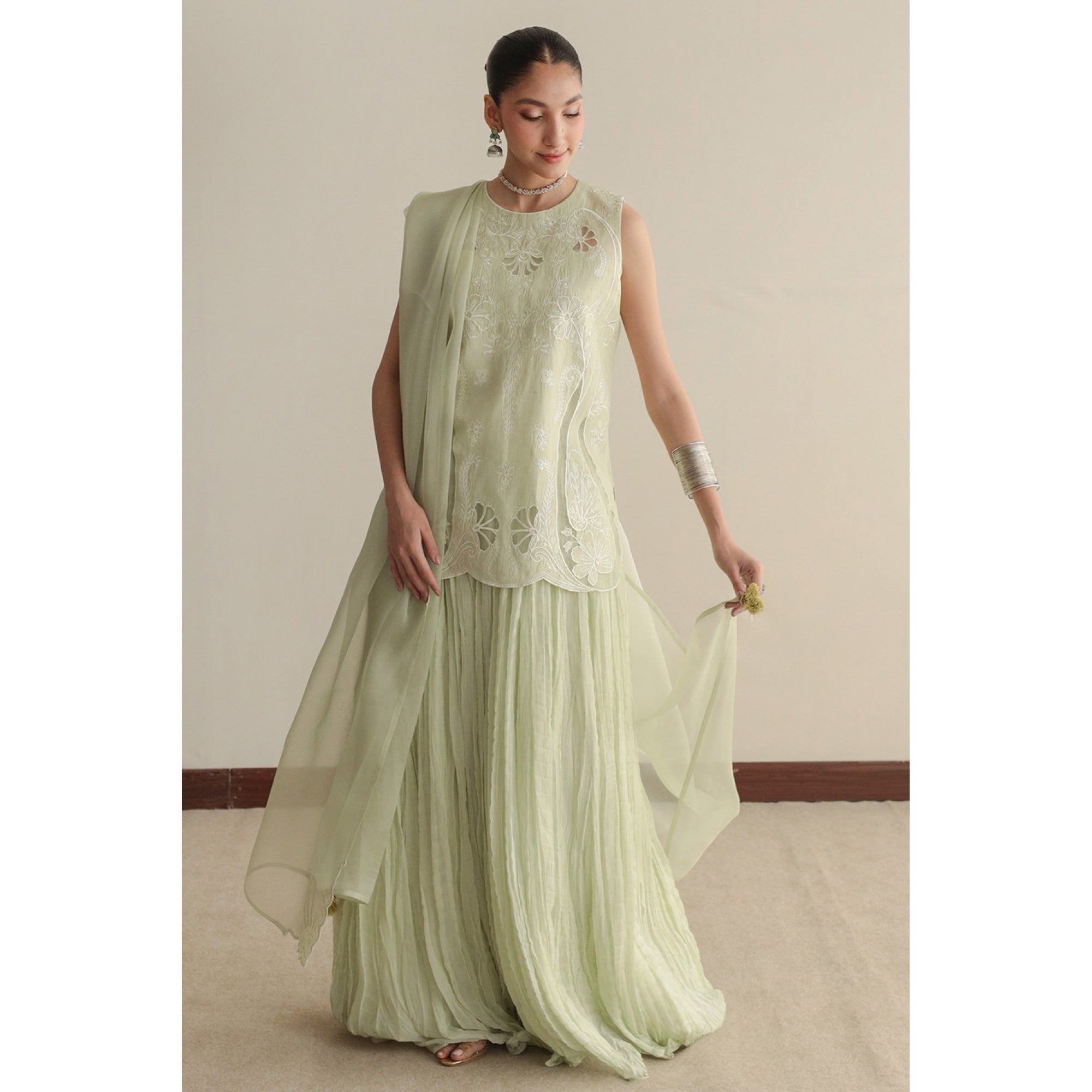 Tea Green Outfit
