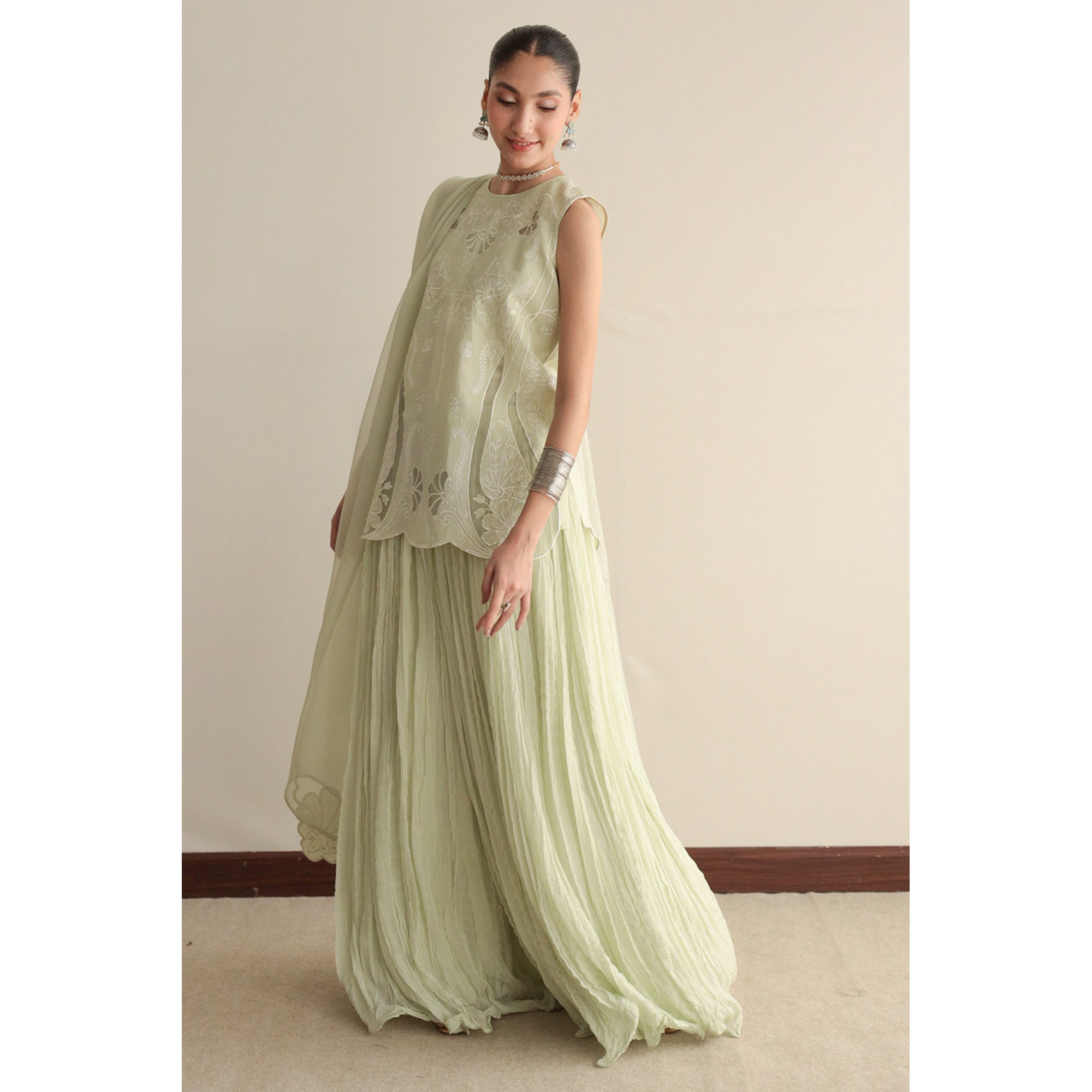 Tea Green Outfit