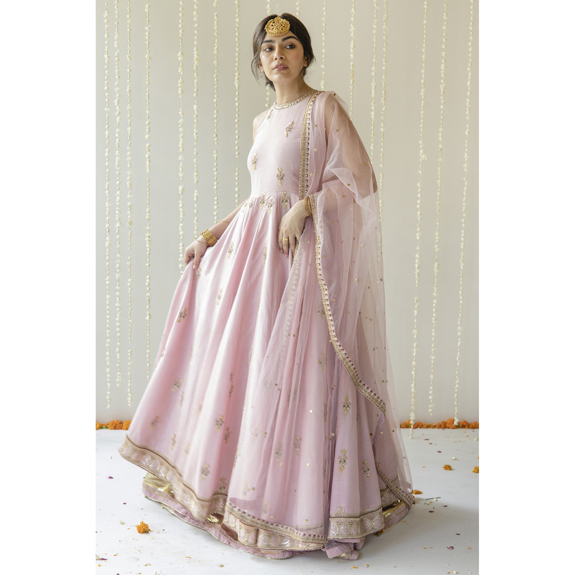 Pink Anarkali