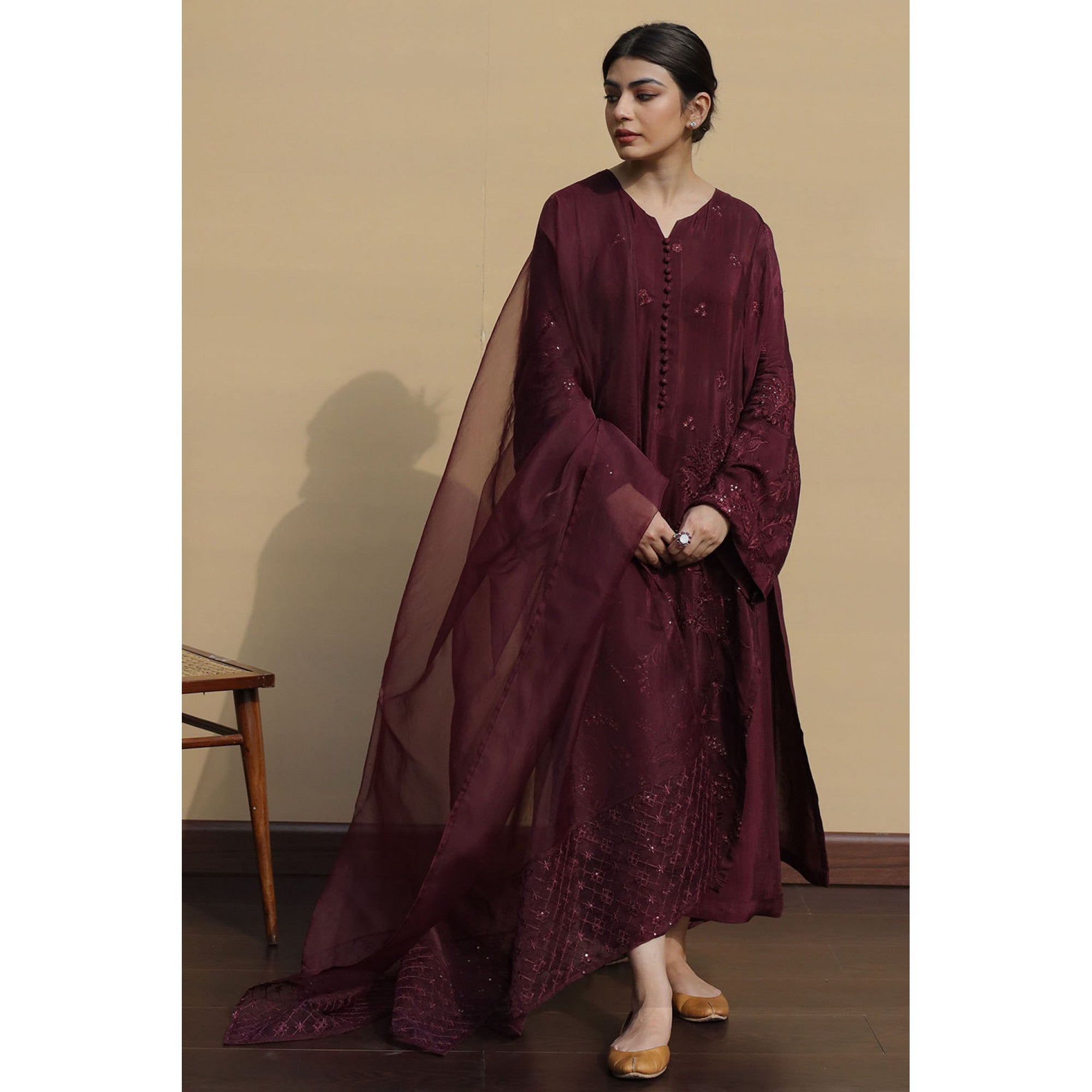 Burgundy Outfit
