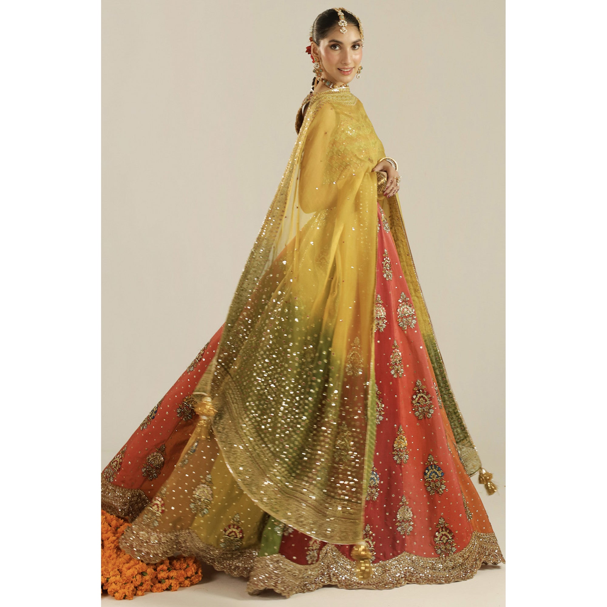 Multicolor Lehenga Choli