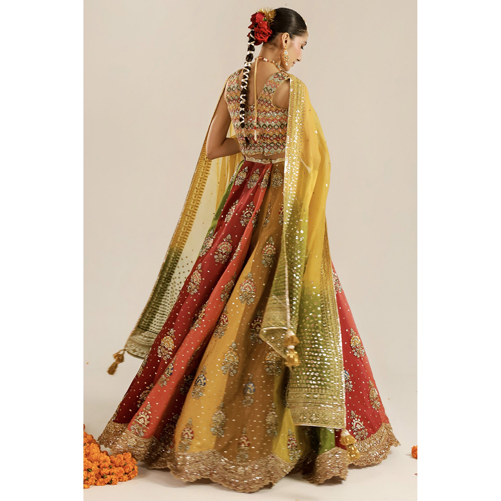 Multicolor Lehenga Choli