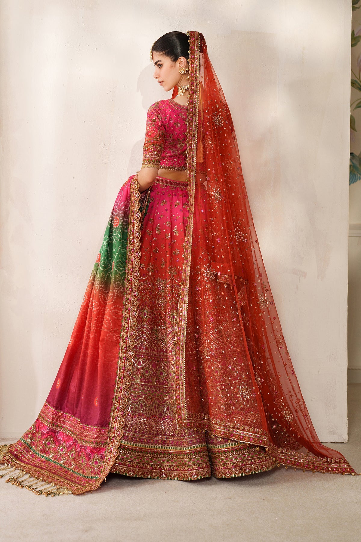 EMBROIDERED SILK CH14-03 STITCHED