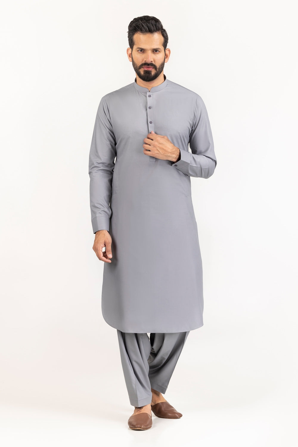 Gul Makhmal Unstitched Fabric Blended-Lf