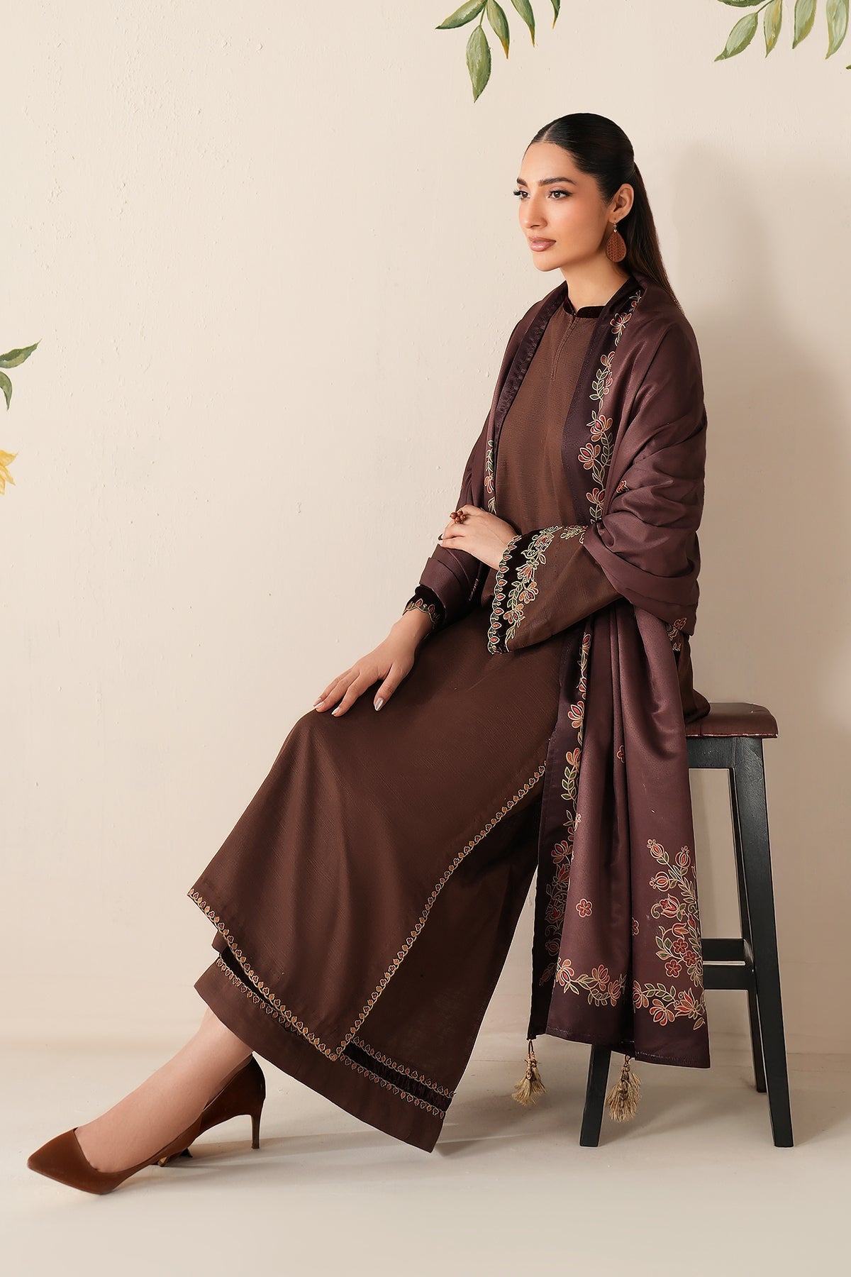 EMBROIDERED KHADDAR PR-1198