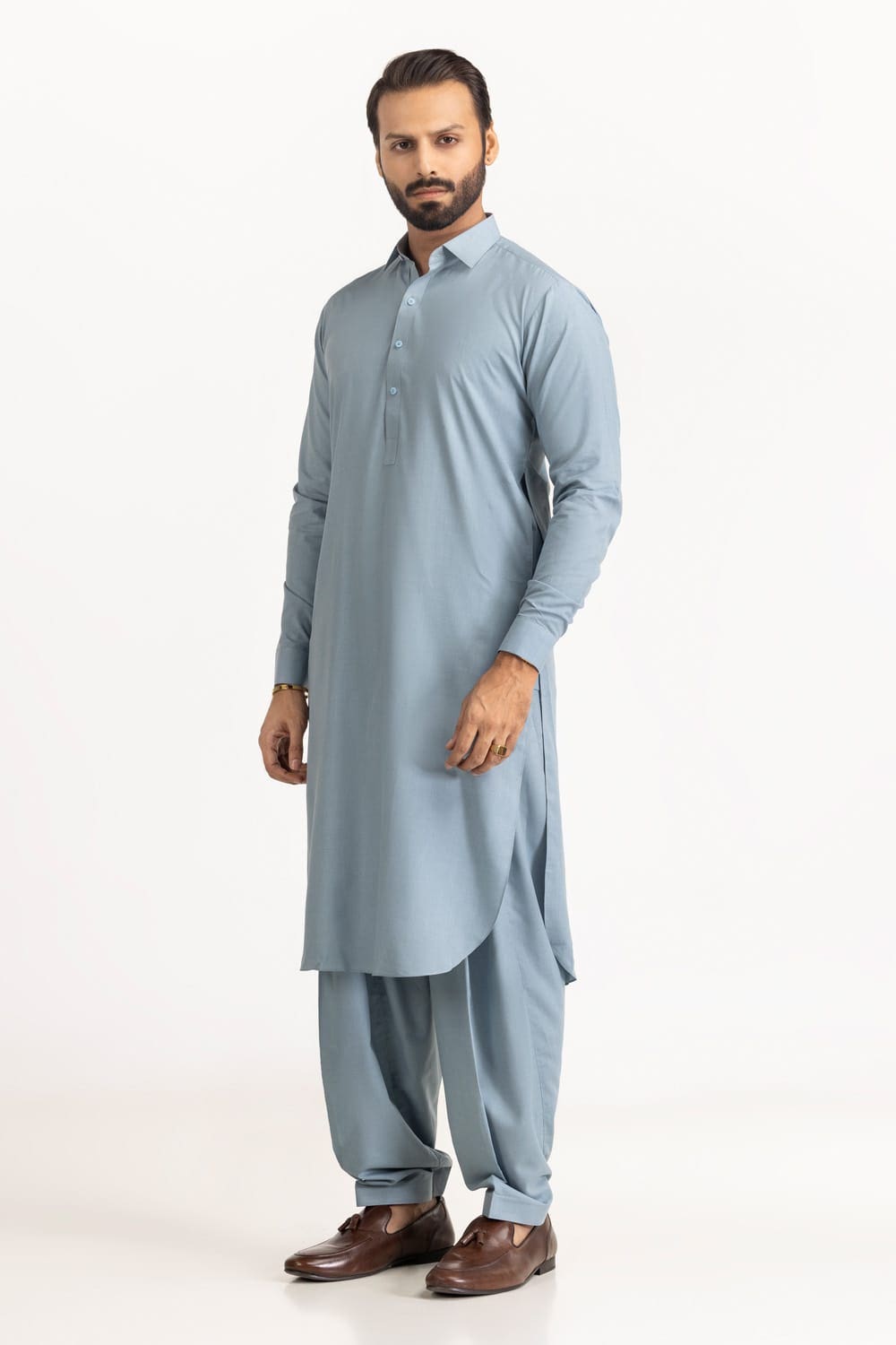 Gul Makhmal Unstitched Fabric Blended-Lf