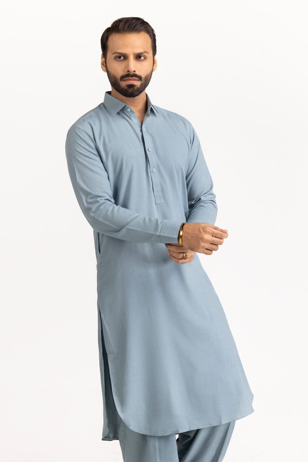 Gul Makhmal Unstitched Fabric Blended-Lf