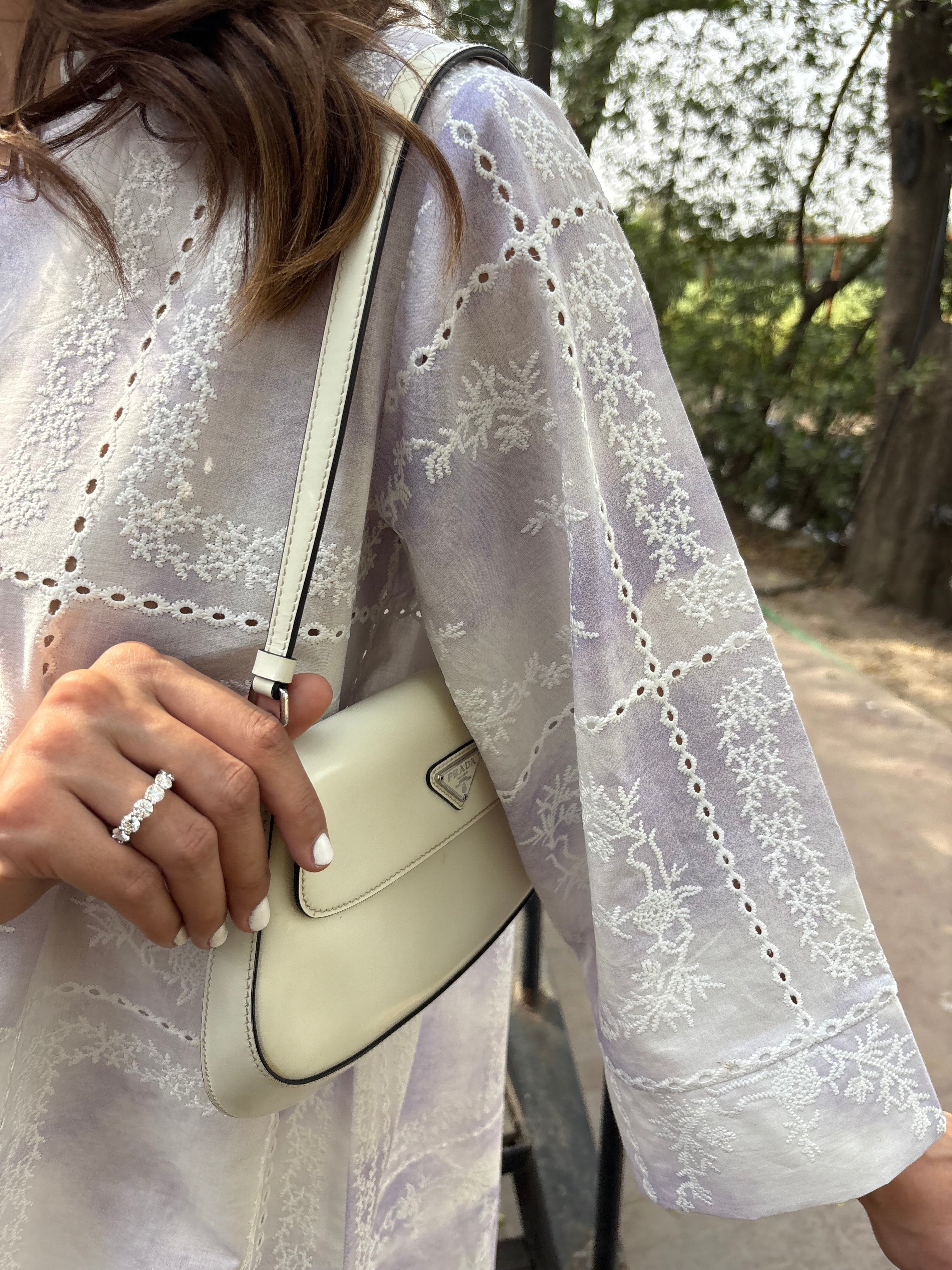 Purple Tie & Dye Chikankari Toby