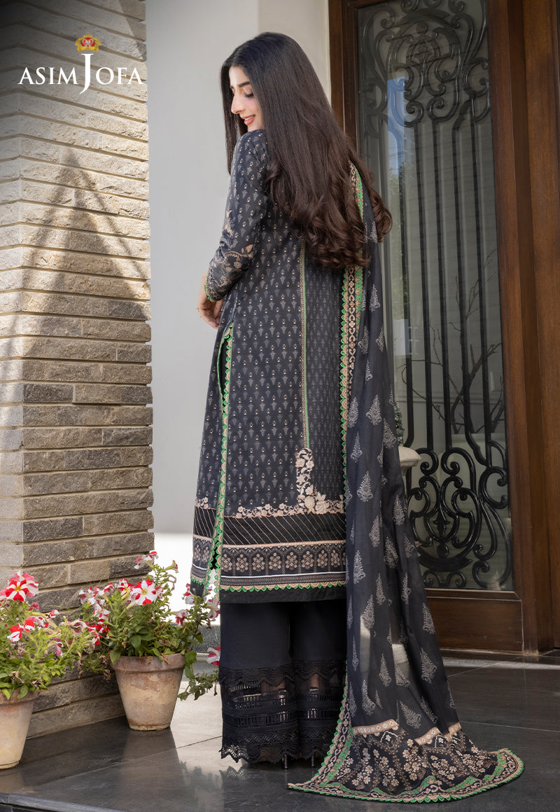 AJS-10 PRINTED LAWN 3 PCS