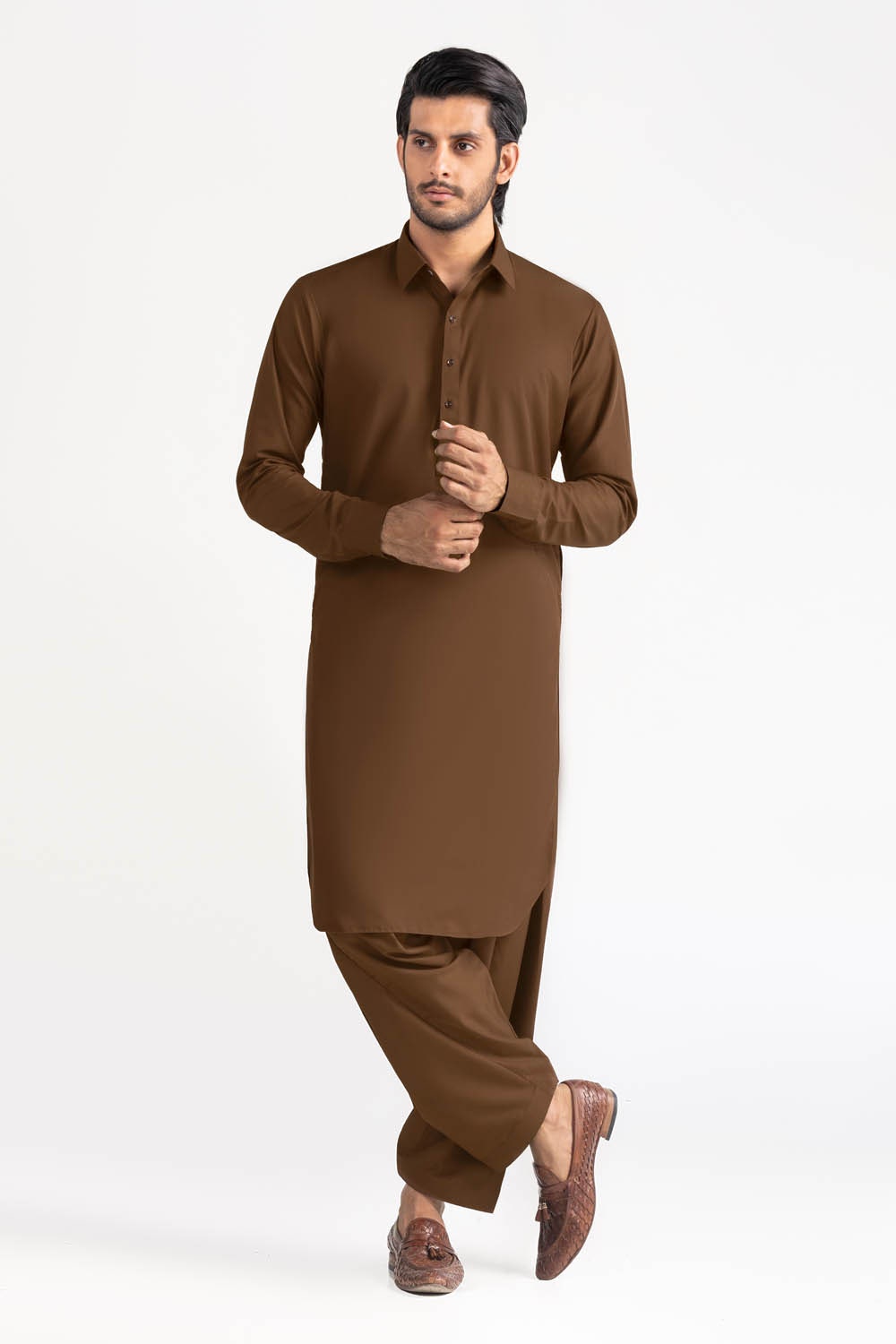 Gul 90 Fresher Unstitched Fabric Blended-Lf