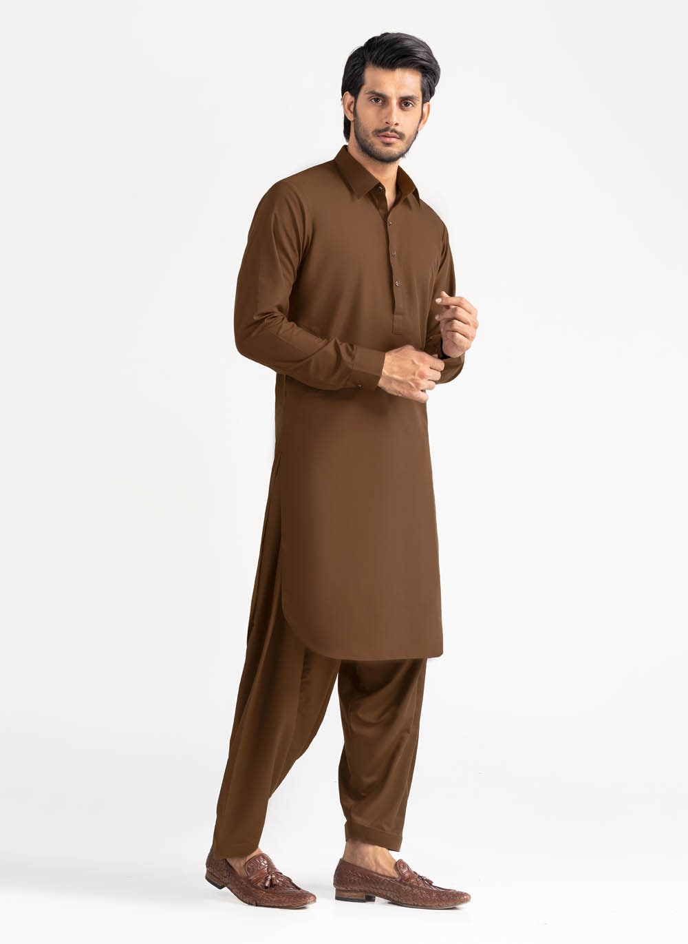 Gul 90 Fresher Unstitched Fabric Blended-Lf