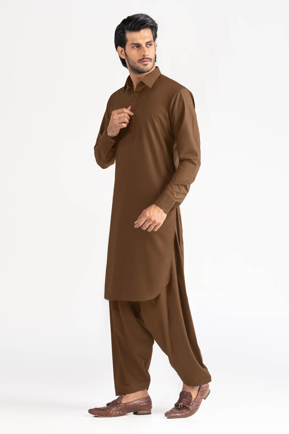 Gul 90 Fresher Unstitched Fabric Blended-Lf