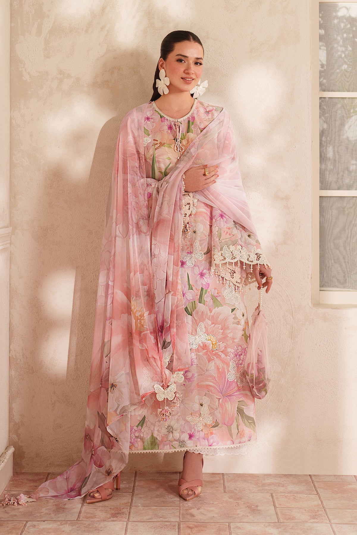 EMBROIDERED LAWN UF-4412