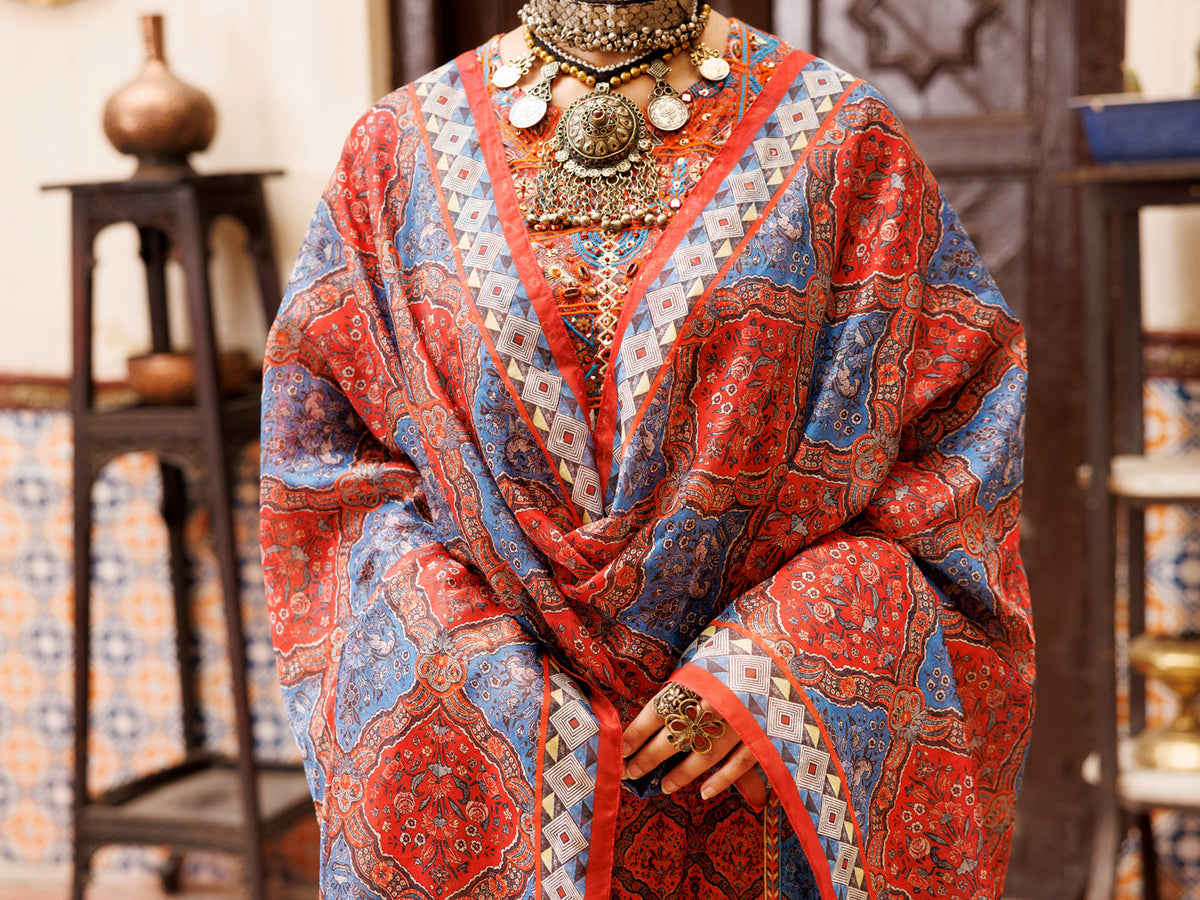 Multicolor Poly-Lawn 3Pc Stitched - ALP-3PS-1958A