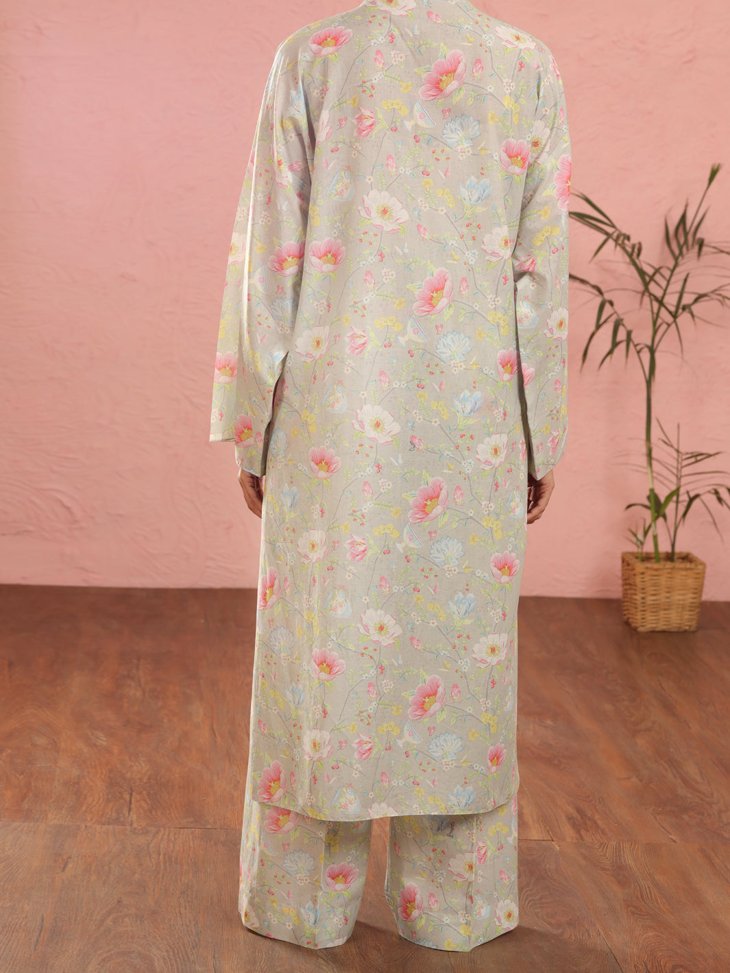 Pistachio Green Cambric 2Pc Stitched - ALP-2PS-LKS-1961