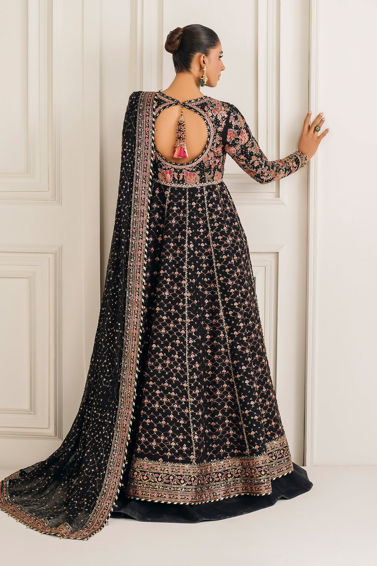 EMBROIDERED CHIFFON SF-4156