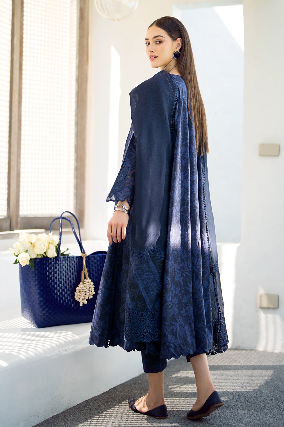 EMBROIDERED PRINTED LAWN UF-544 (RTS)-BAROQUE