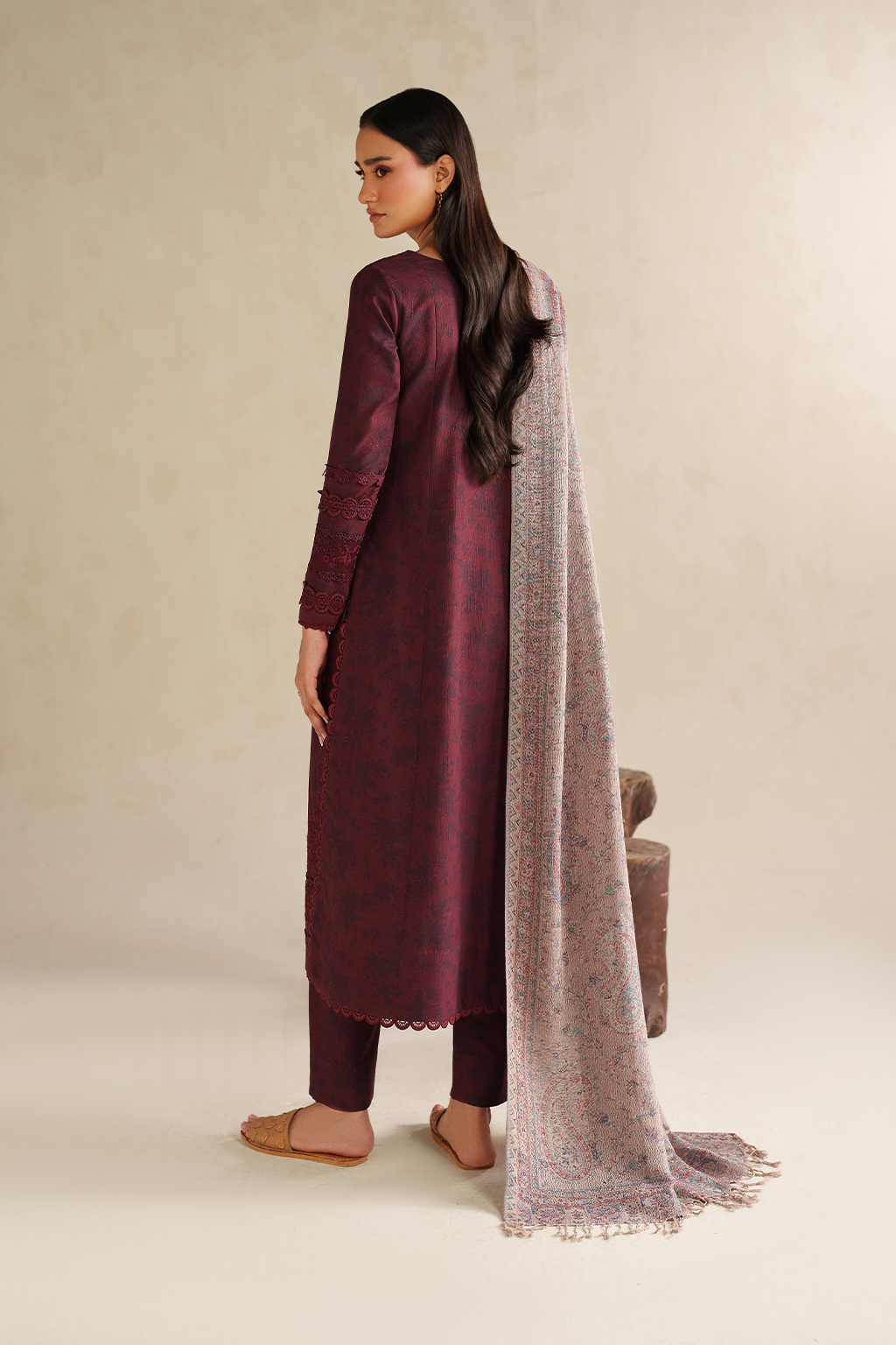 UE-590  Printed Khaddar