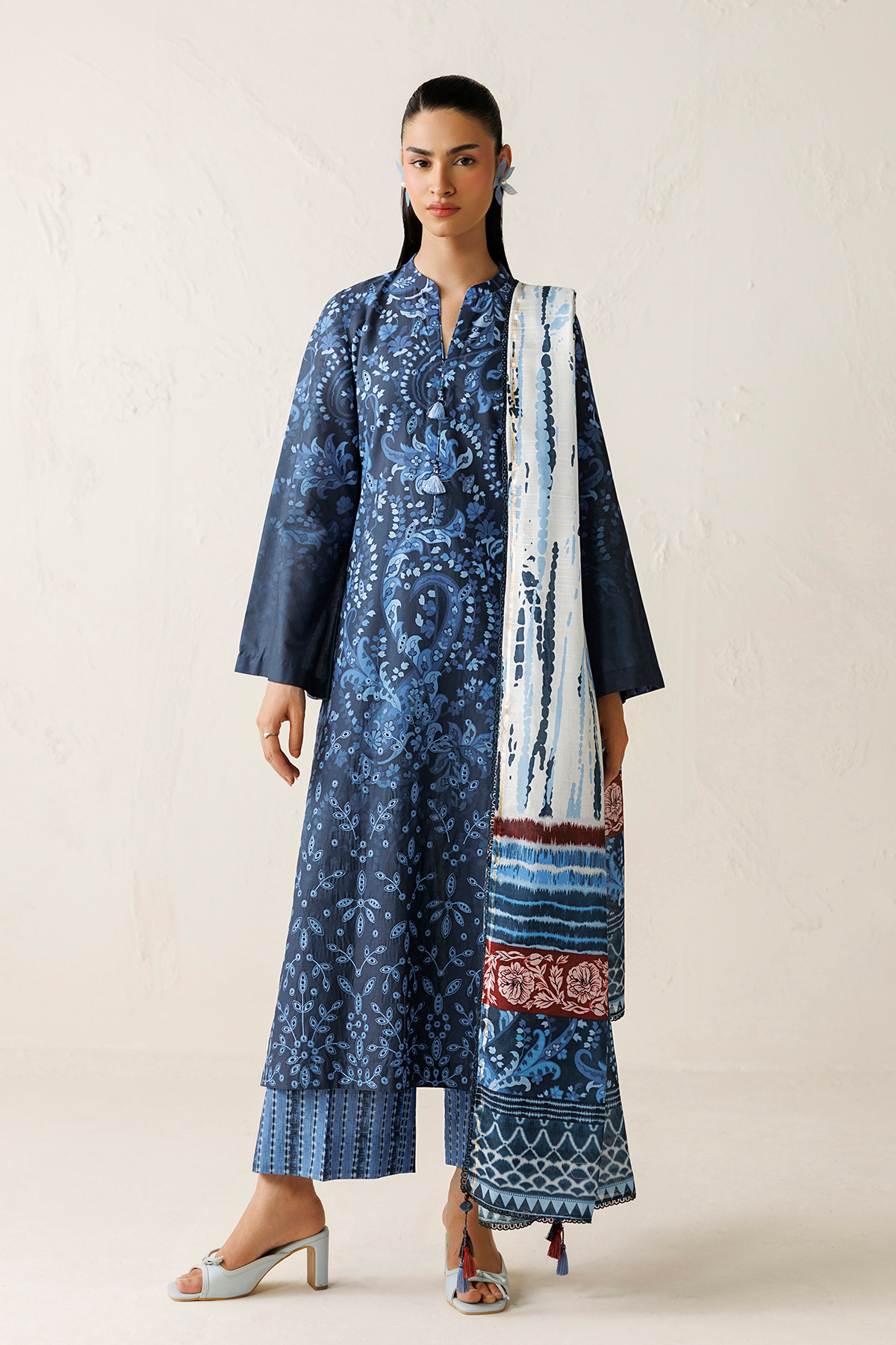 EMBROIDERED LAWN RTW-9378