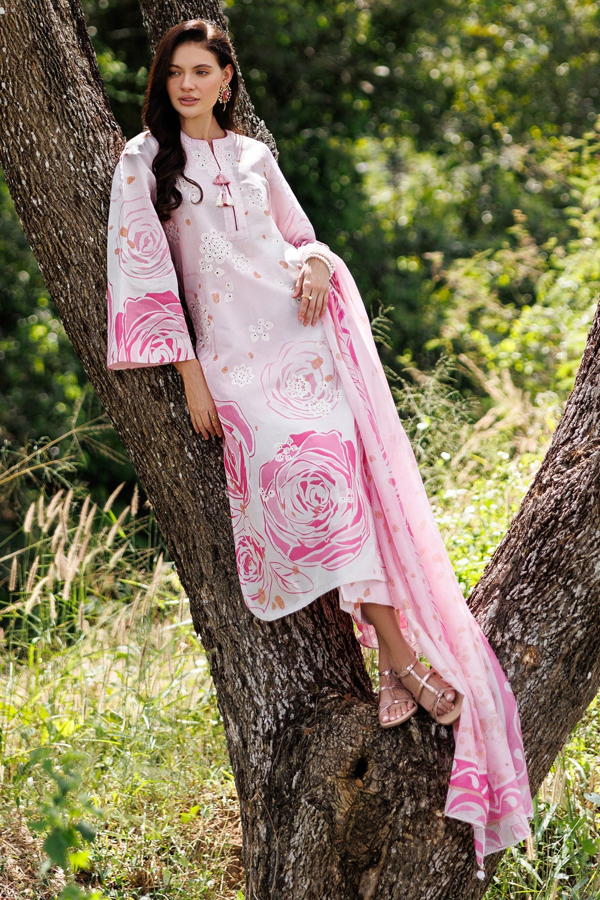 EMBROIDERED LAWN RTW-9296