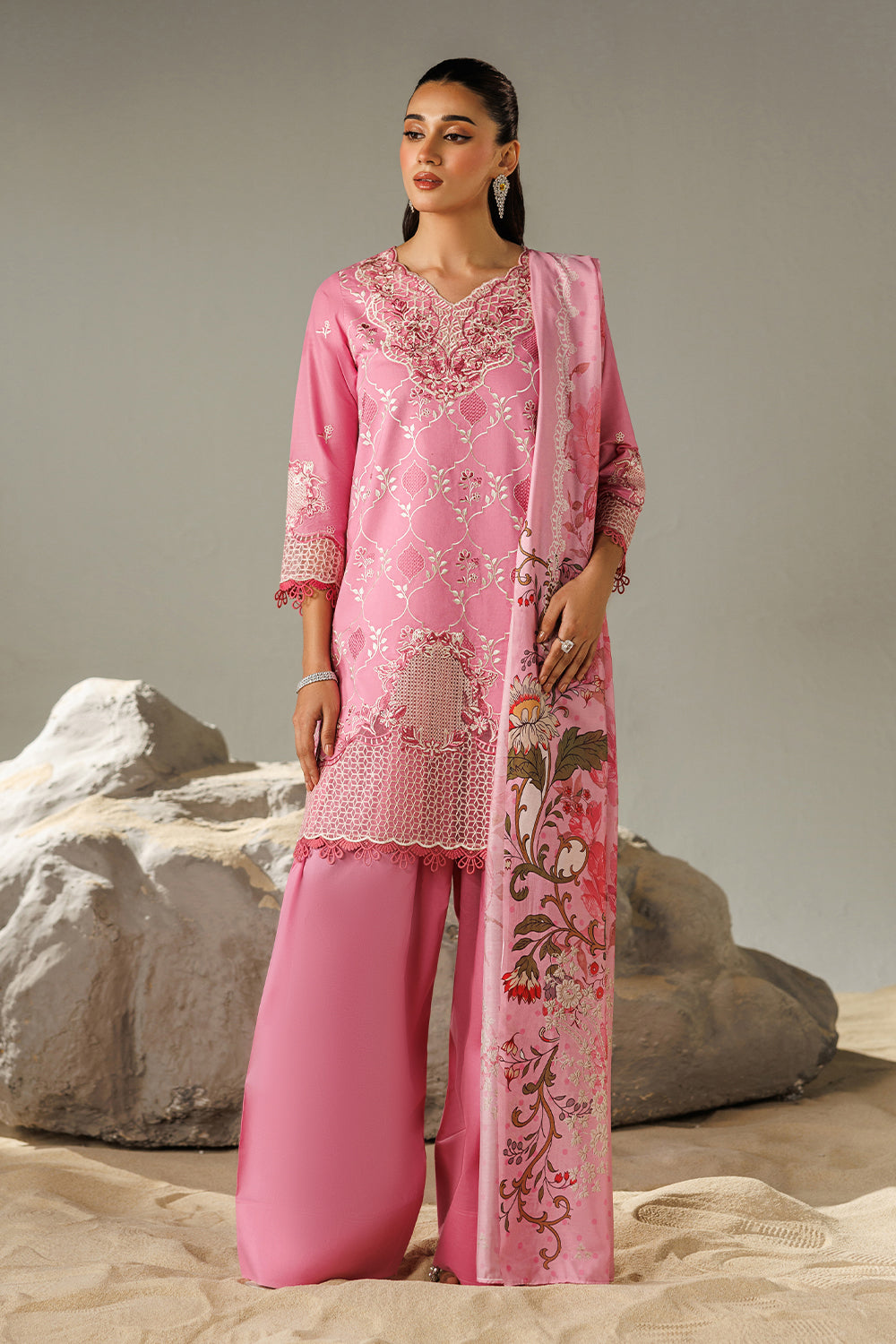 Embroidered Lawn MJ-26-11