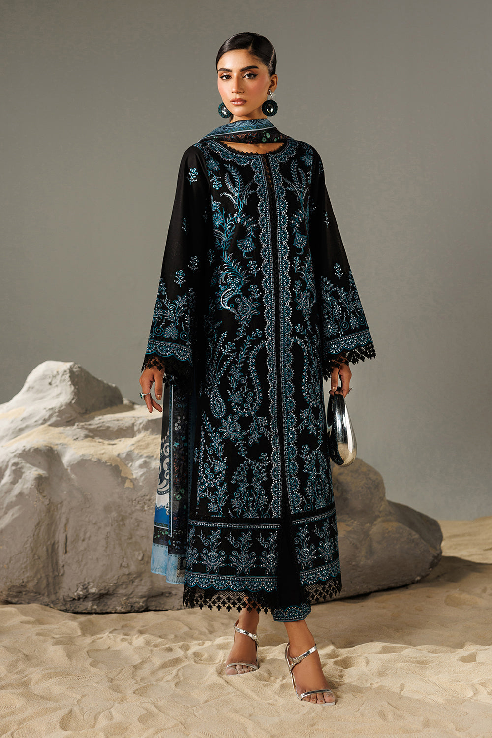 Embroidered Lawn MJ-26-16