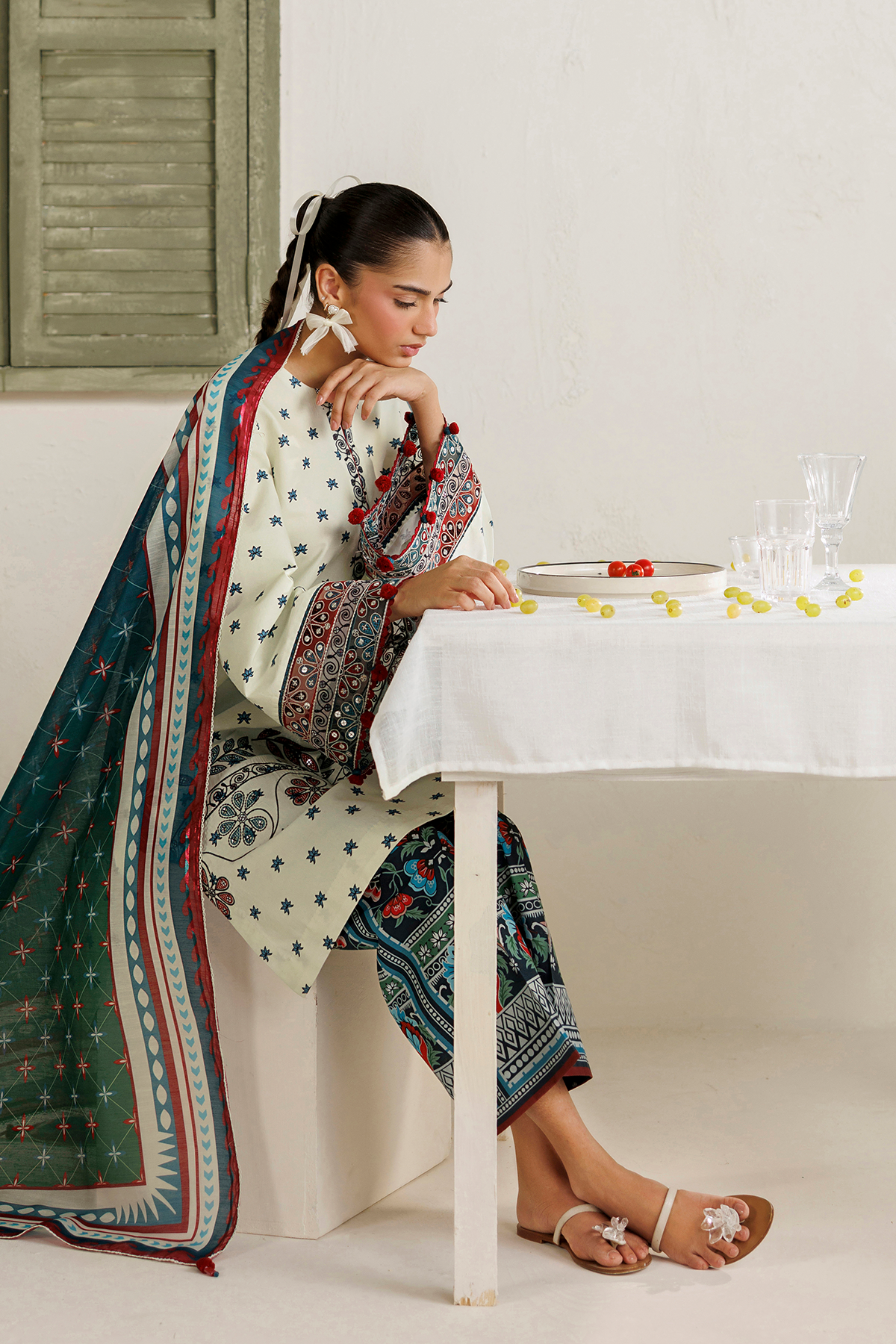 EMBROIDERED LAWN RTW-9389