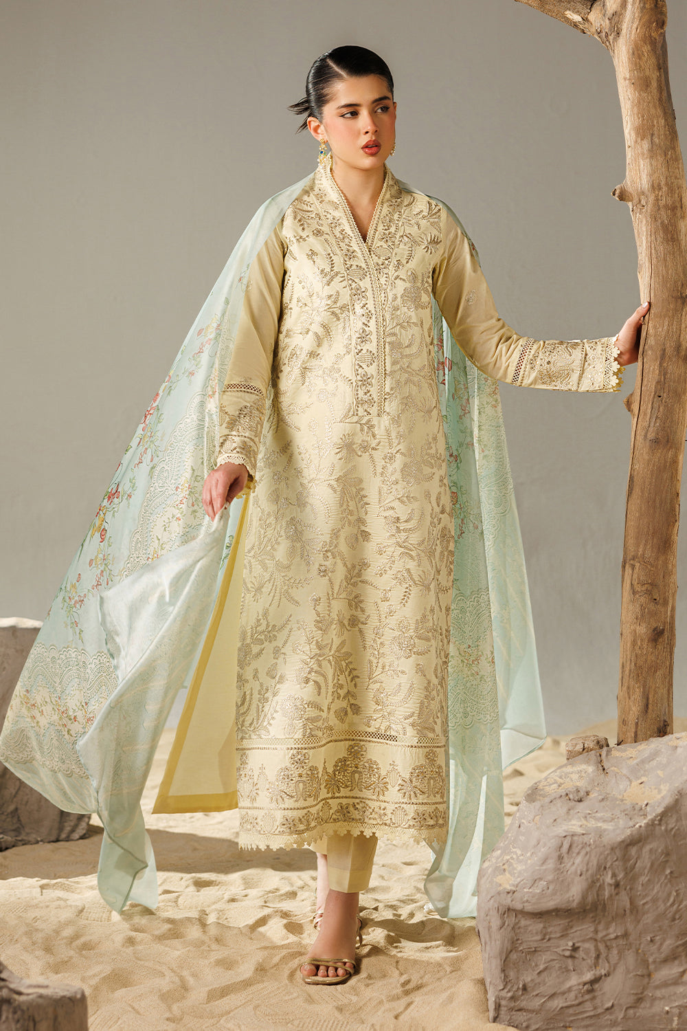Embroidered Lawn MJ-26-14