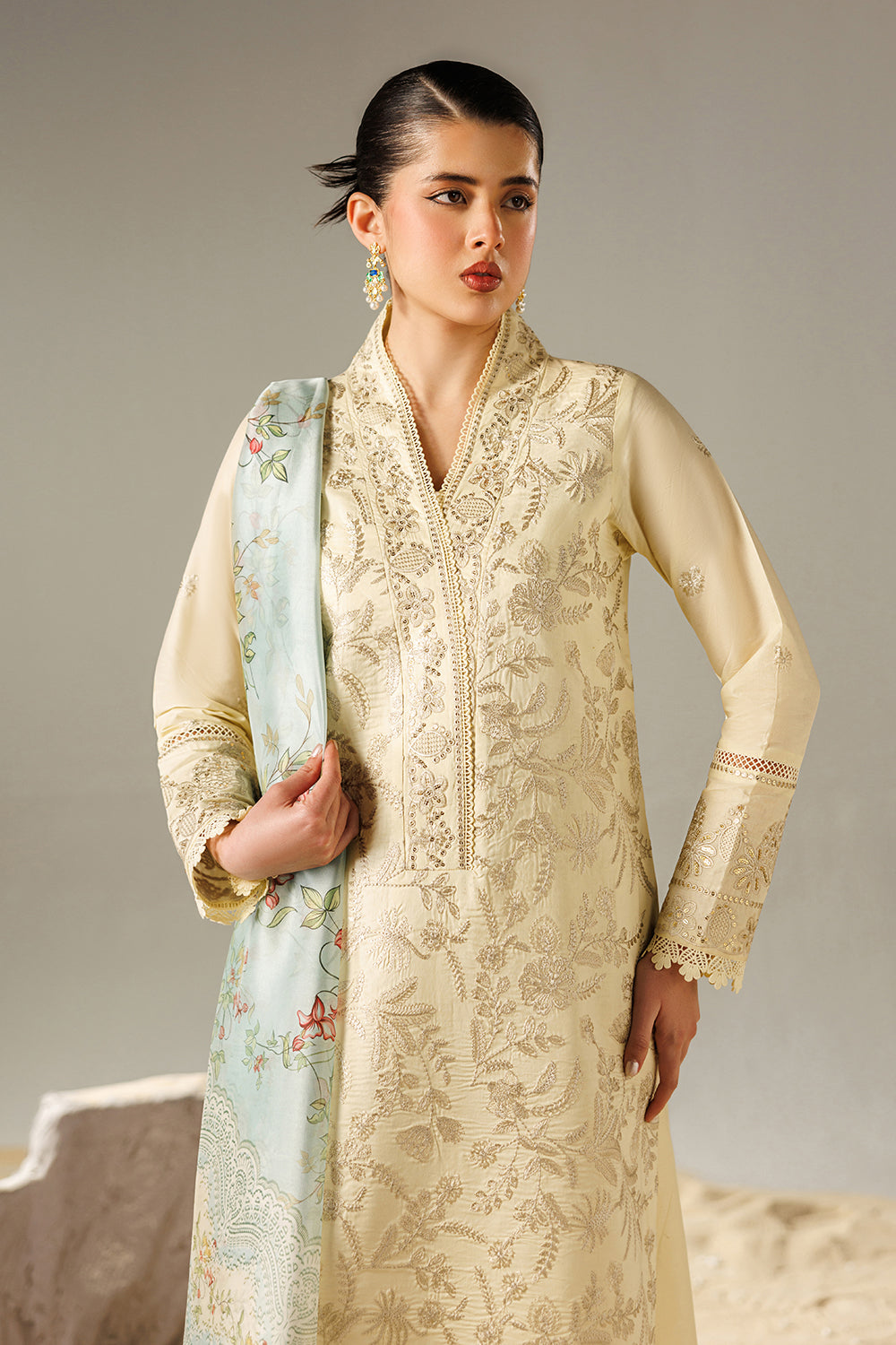 Embroidered Lawn MJ-26-14