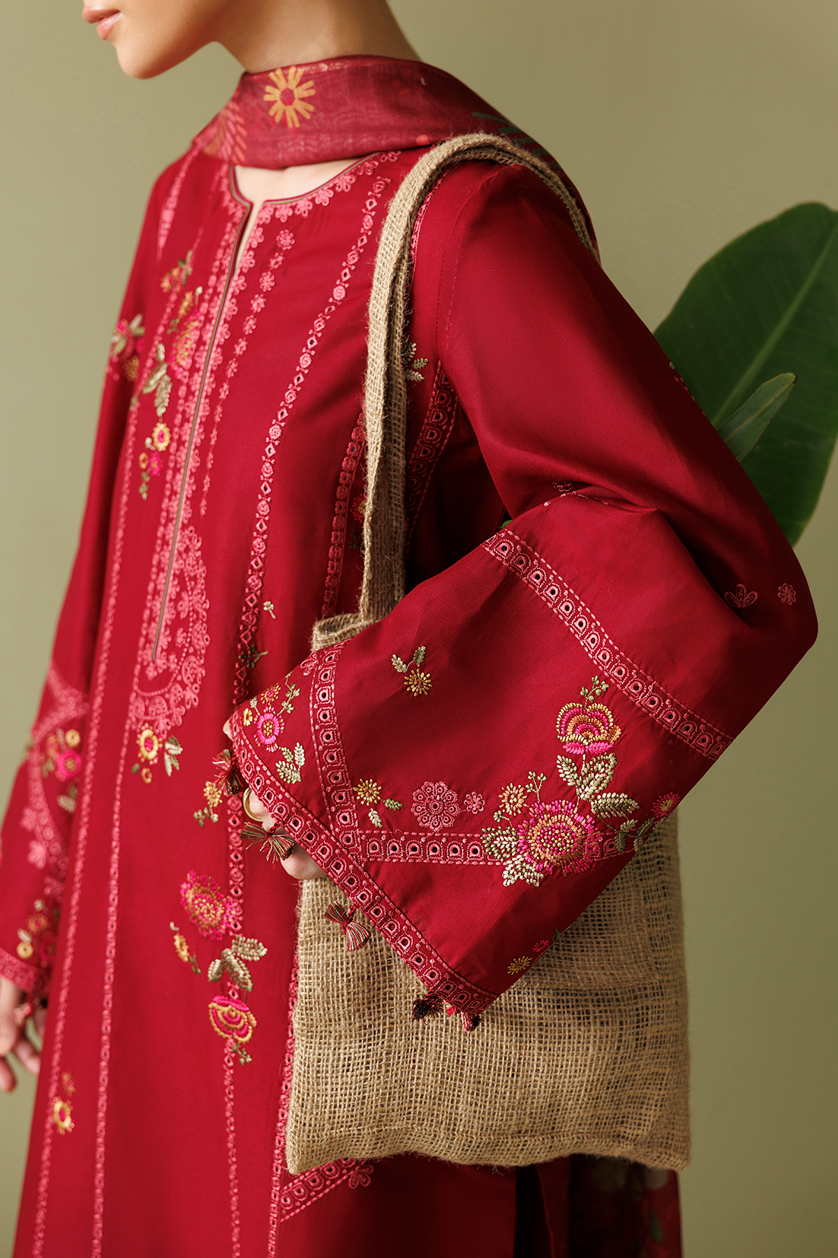 EMBROIDERED LAWN RTW-9343