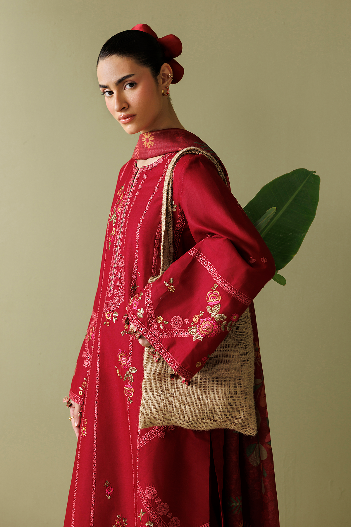 EMBROIDERED LAWN RTW-9343