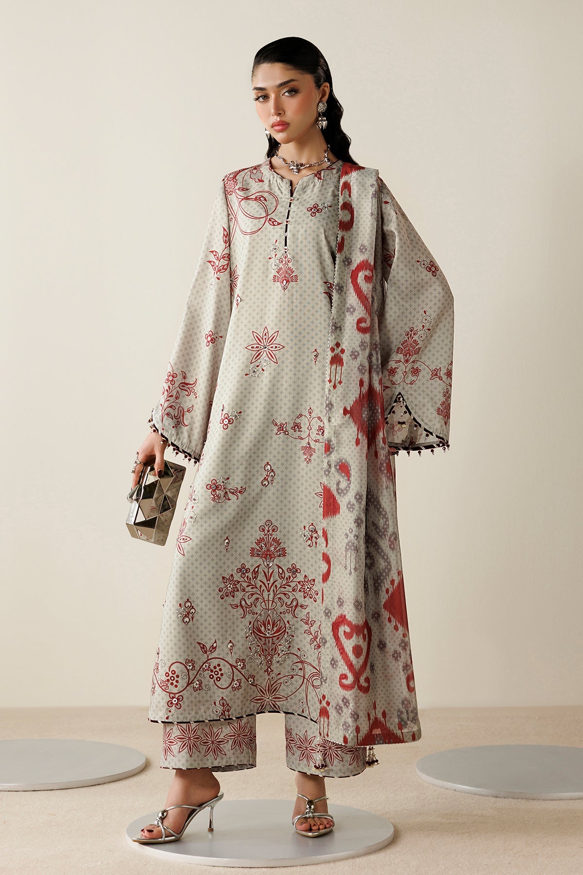 HANDWORK RAW SILK OR26-D06