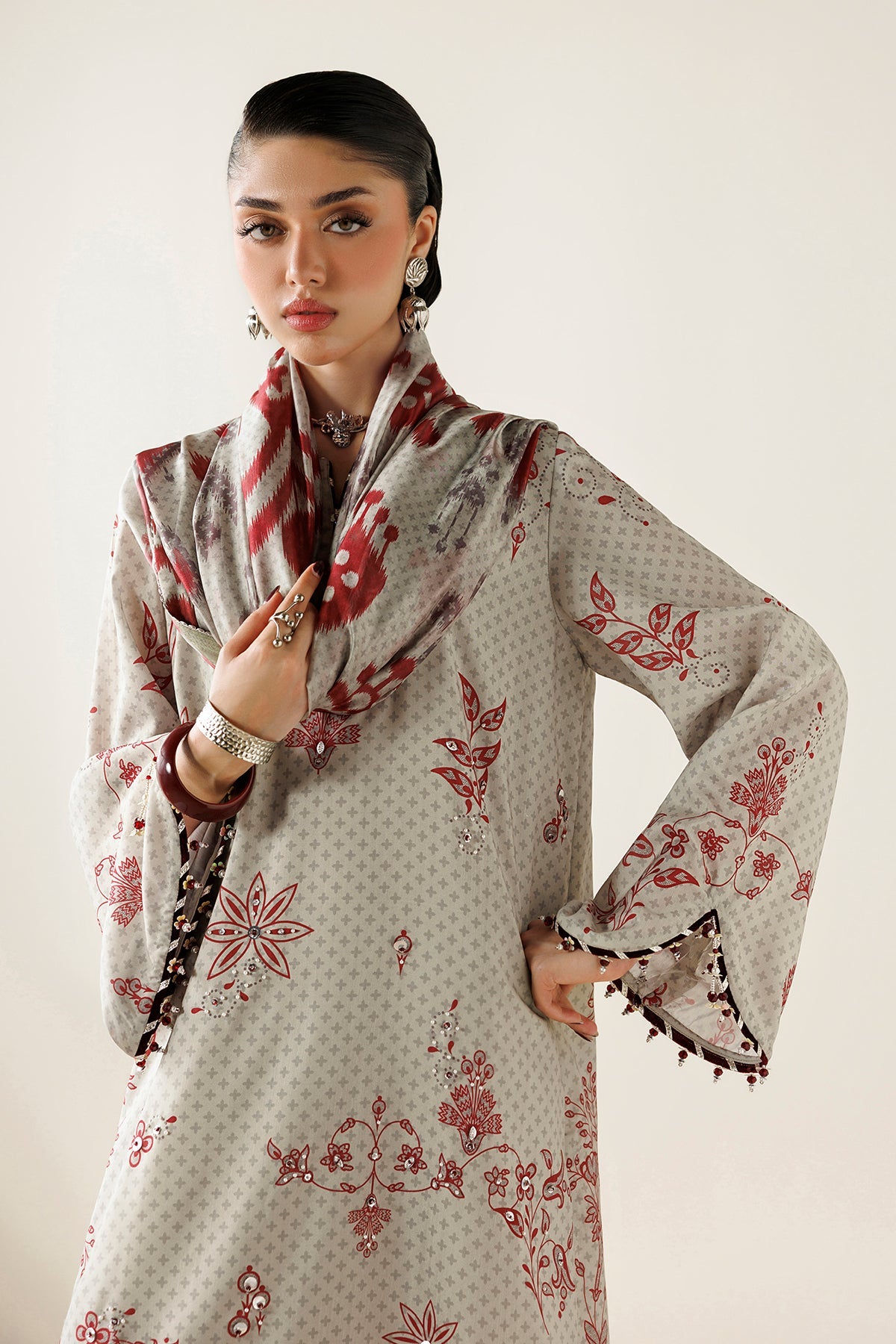 HANDWORK RAW SILK OR26-D06
