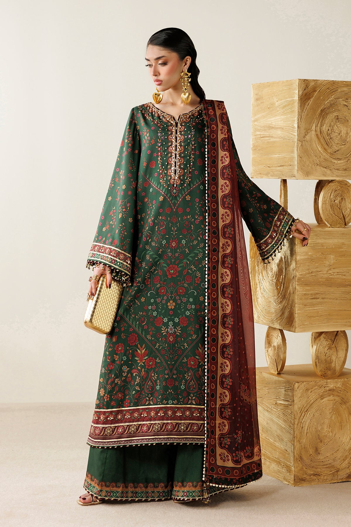 HANDWORK RAW SILK OR26-D01