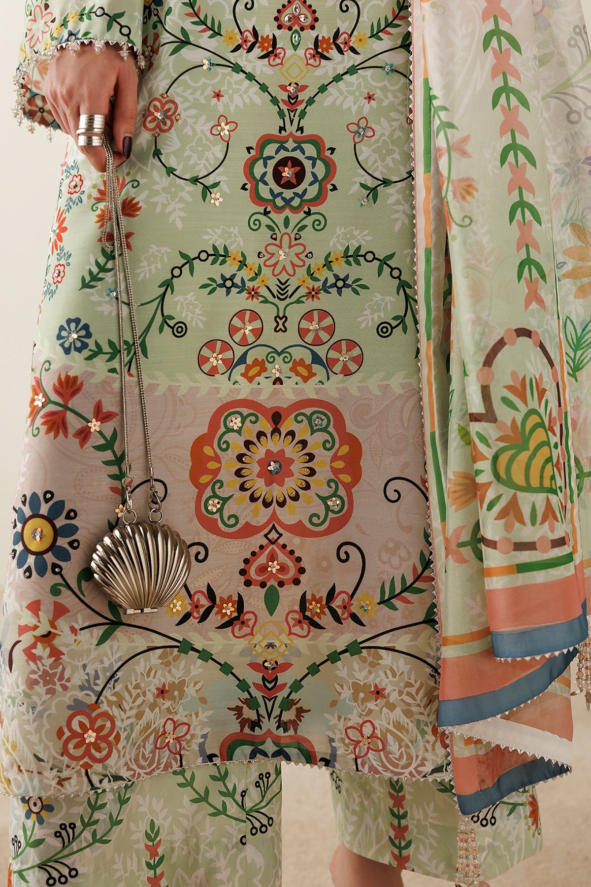 HANDWORK RAW SILK OR26-D10