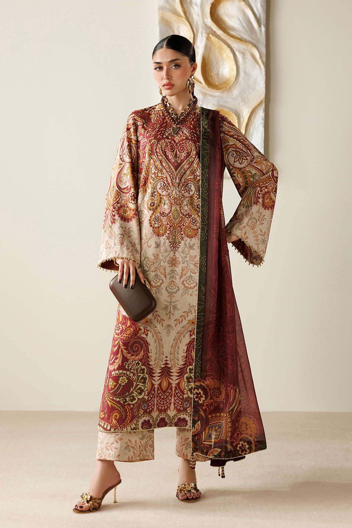 HANDWORK RAW SILK OR26-D08