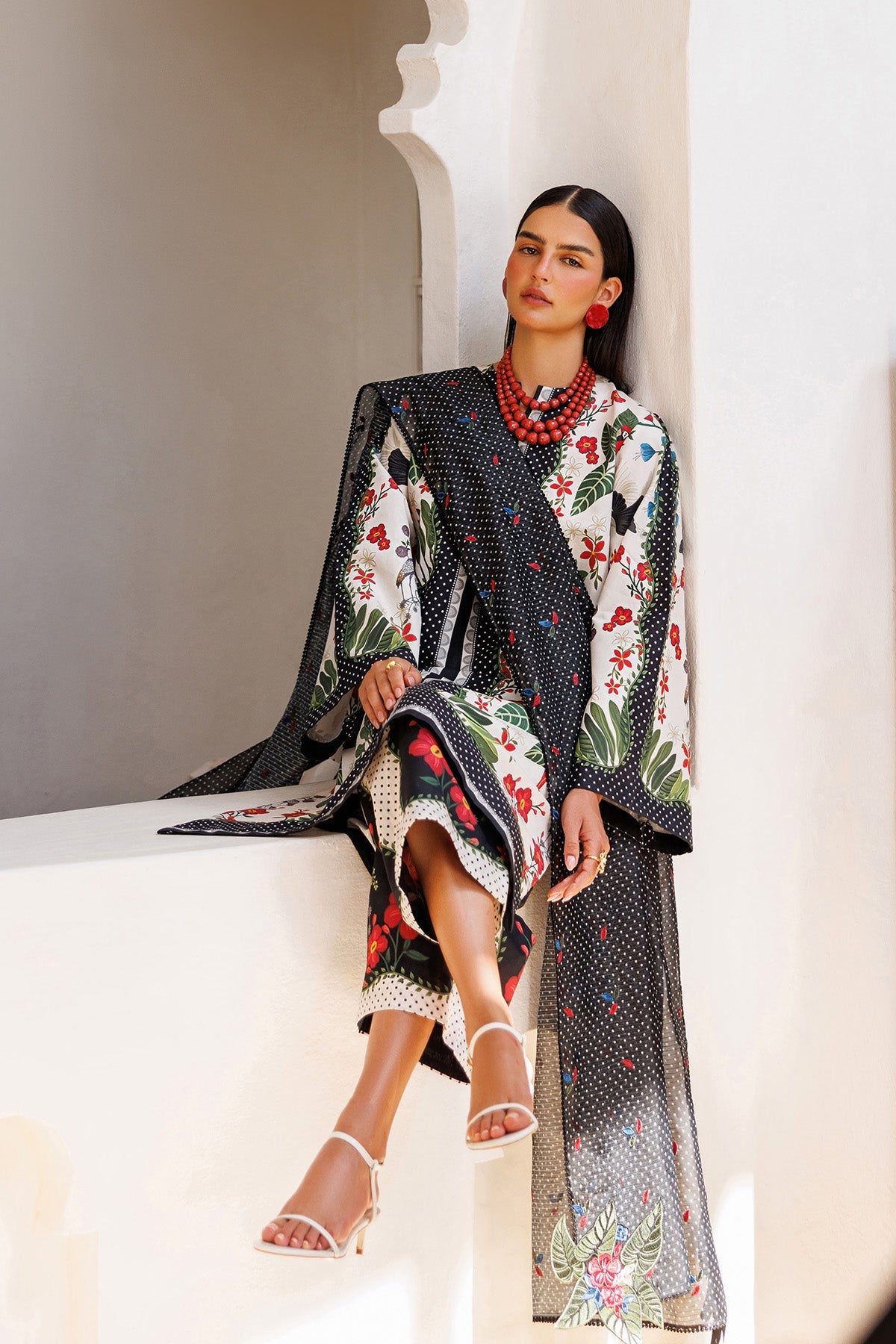 EMBROIDERED LAWN USE-9303