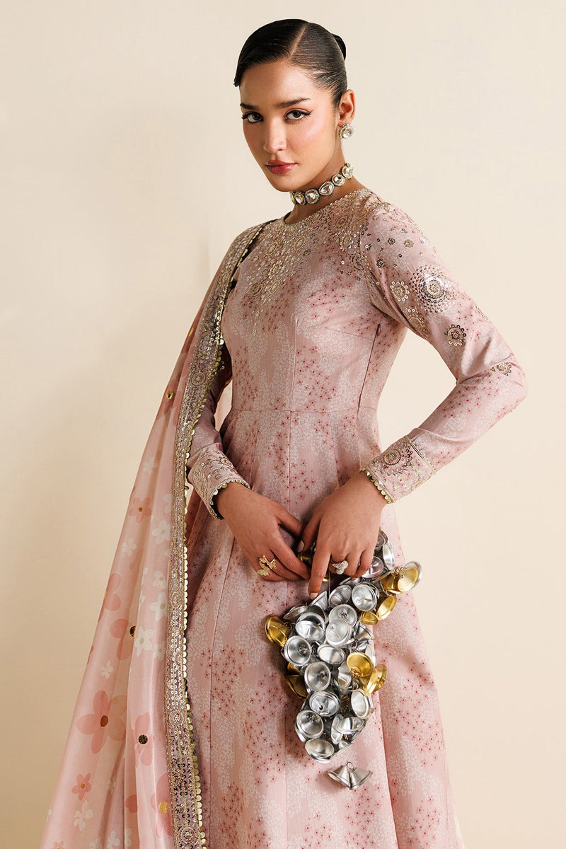 Embroidered Raw Silk Ur-7067