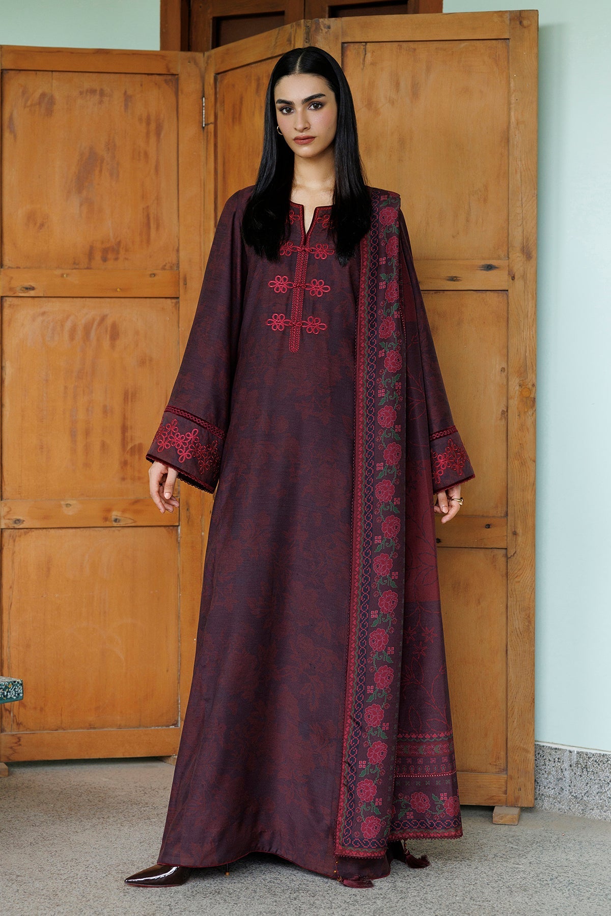 EMBROIDERED PREMIUM VISCOSE RTW-0249