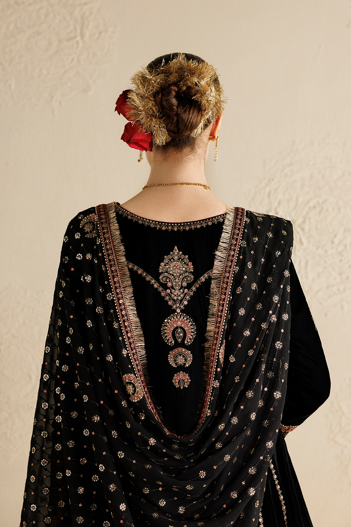 Embroidered Velvet Formal CVF26-D01